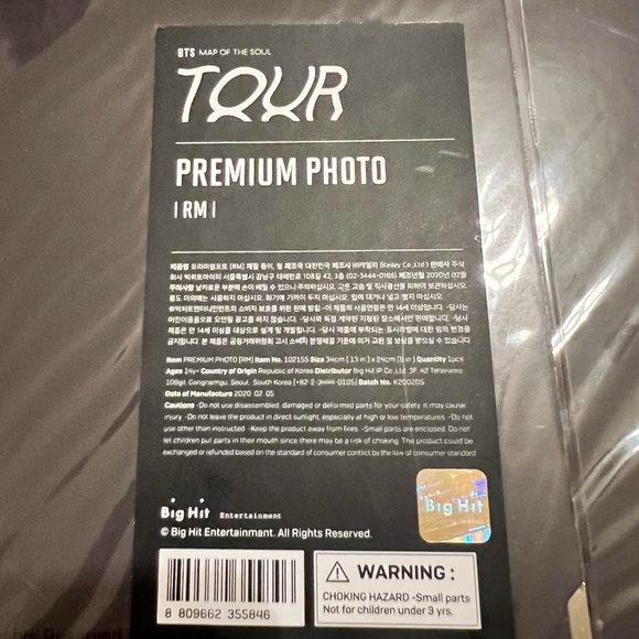 Official BTS MOTS Tour RM & Jin Premium Photos - Picture 2 of 4